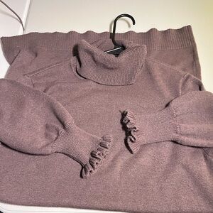 LC Lauren Conrad Dusty RoseTurtleneck Sweater Dress